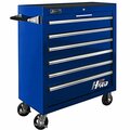 Homak H2Pro 36'' Blue 6-Drawer Roller Cabinet BL04036061 571BL04036061